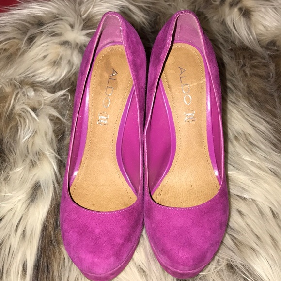 Aldo violet 6 inch heels used once. - Picture 3 of 5